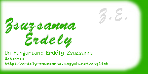 zsuzsanna erdely business card
